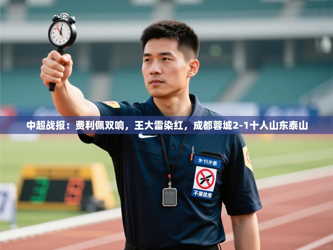 中超战报：费利佩双响，王大雷染红，成都蓉城2-1十人山东泰山  第1张